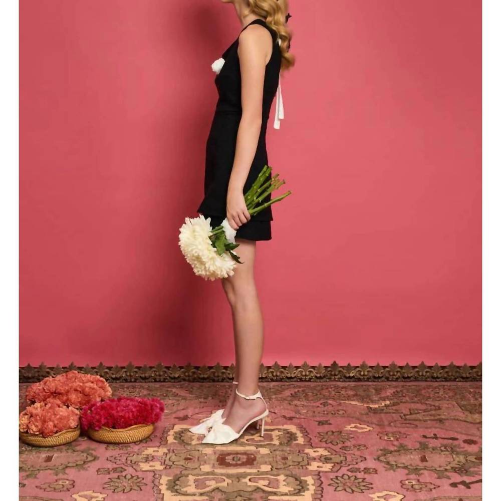 NEW SISTER JANE serene rose mini dress in black - Picture 3 of 6